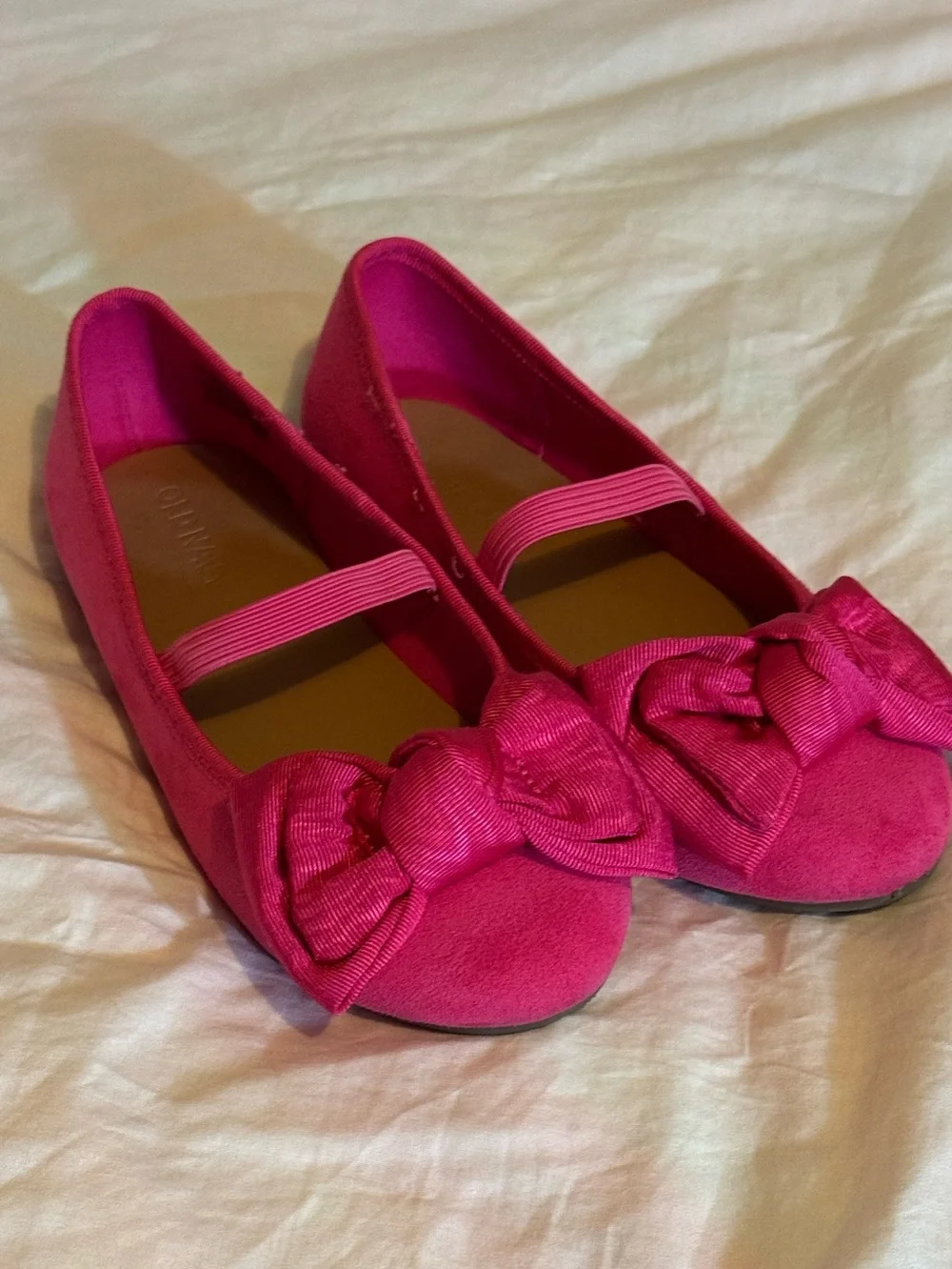 Old Navy Hot Pink Slip-On Ballet Flats for Kids
